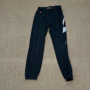 Aviator nation sweatpants, size kids large but fit like womens xs/s